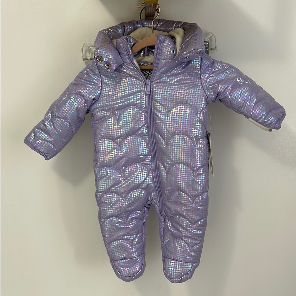 Kensie Girl Lavender Metallic Snowsuit